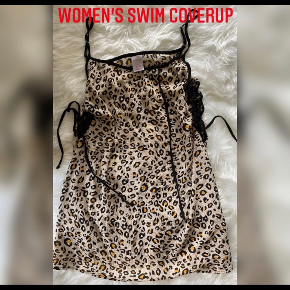Women’s Cheetah Swim Coverup